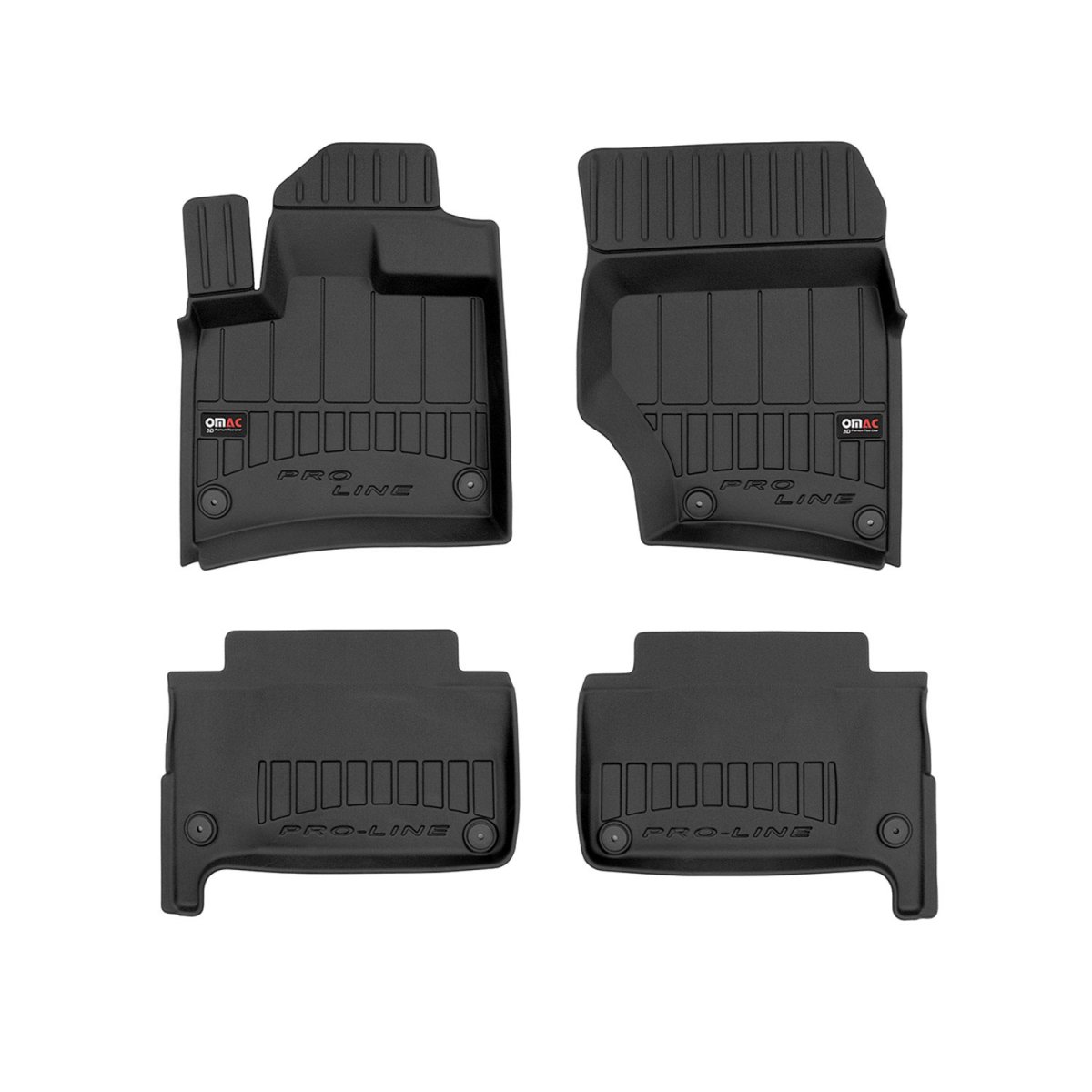 Audi Q7 Floor Mat - Omac - Proline Premium TPE - Black - '07-'15